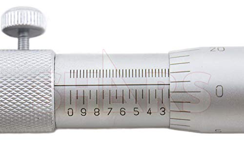 Shars 0-4" Depth Micrometer, 0.001" Graduation, 2.5" Base, 4 Rods, 0.0002" Accuracy 303-2503 P) 0-4" x 2.5" Base 303-2503