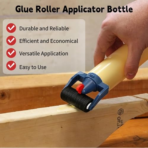 Ciciglow glue roller applicator bottle for even adhesive coating on woodworking projects