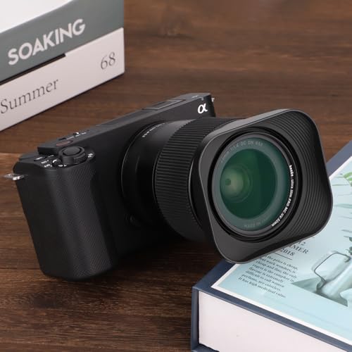 Haoge Bayonet Square Metal Lens Hood for Sigma 23mm F1.4 DC DN Lens LH-SM23
