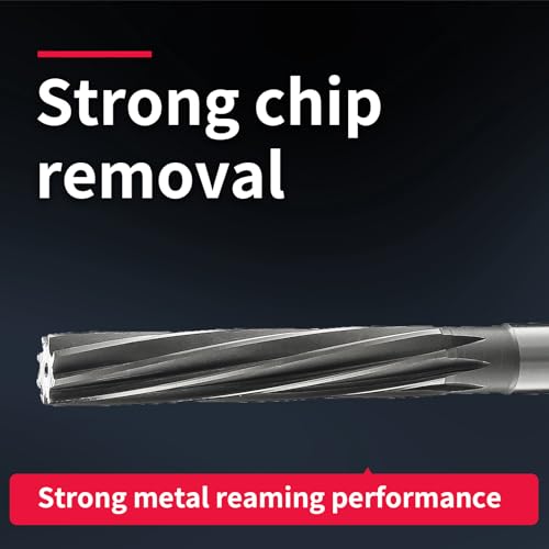 DRINYOUNG 19mm HSS fixed stem spiral guide reamer, high-hardness H7 precision hand reamer
