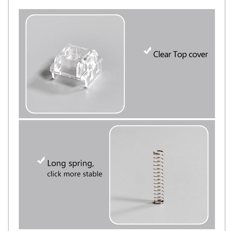 [Australia - AusPower] - KPREPUBLIC KTT Kang White Switch V3 Linear 43g 53g MX switch for mechanical keyboard 80m Factory Lubed Kangbai Switch Nylon POM 3pin (KTT Kang White x90) KTT Kang White x90 