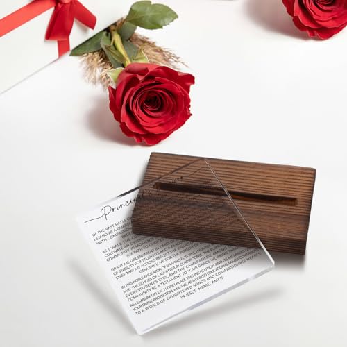 Principal Prayer Office desk Deco,Best Principal Christian Gifts, Principal Religious Appreciation Gifts, School Principal, Faith Principal Gifts for Women Men,for Home Office Plaques SOK29 Principal Prayer