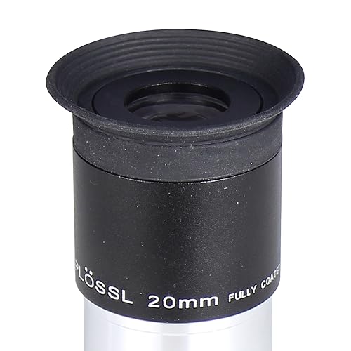 CelticBird Telescope 1.25'' Super Plossl Eyepiece 20mm 4-Element Plossl Design Threaded for Standard 1.25inch Astronomy Filters PL20mm