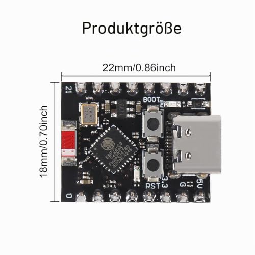 3pcs for ESP32 for ESP32-C3 Development Board Mini Supports WiFi Bluetooth
