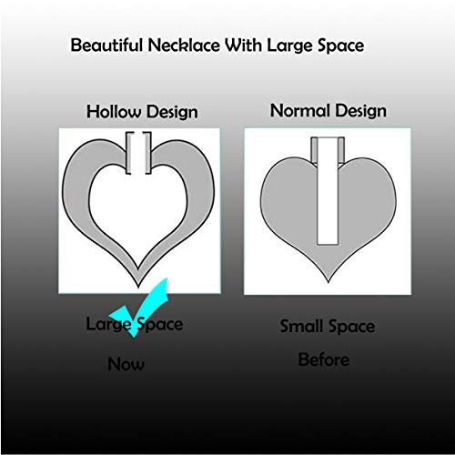 Heart Urn Necklace for Ashes Stainless Steel Cremation Jewelry for Ashes Keepsake Necklaces … Z-Light Blue