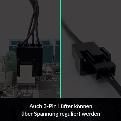 ARCTIC 4-Pin PWM Fan Splitter Cable, PST Splitter Cable for 4 Fans | Case fans, fans, PWM sharing, multi fan connector, fan cable, extension cable, splitter, Y cable, adapter, pc