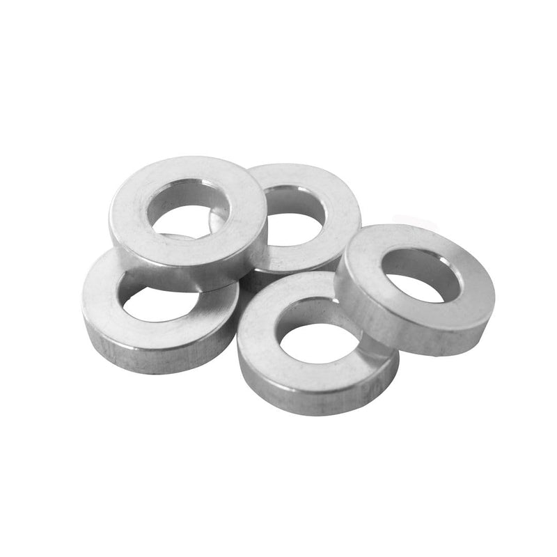 [Australia - AusPower] - Aluminum Spacer 1" OD x 1/2" ID x Choose Your Length, Round Spacer Unthreaded Standoff Bushing Plain Finish, Fits Screws Bolts 1/2" or M12 by Metal Spacers Online (1/4" Length, 10 Pack) 1/4" Length 