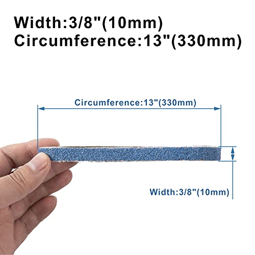 40 pieces zirconia sanding belt 10 x 330 mm | Zirconia corundum sanding belt set, each 10 x grain 40/60/80/120 10 x 330 mm sanding belts