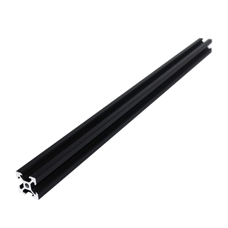 4pcs 250mm V Slot 2020 Aluminum Extrusion European Standard Anodized Black Linear Rail for 3D Printer Parts and CNC DIY (9.9inch) 4PCS 2020V