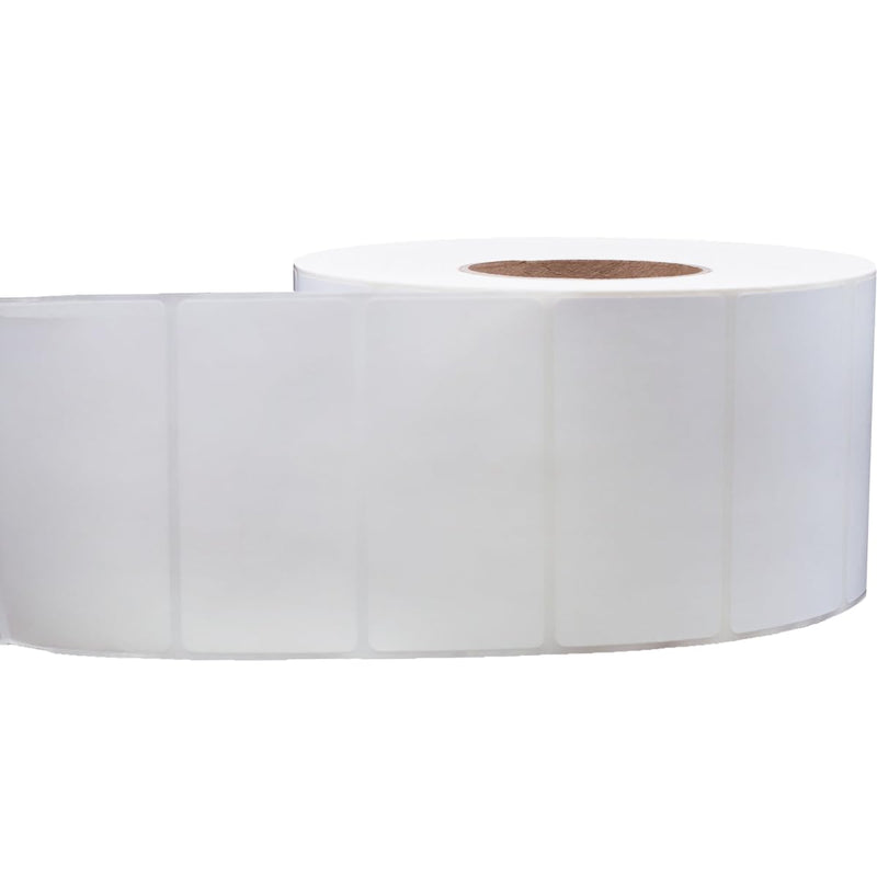 4 x 2 Thermal Transfer Perforated White Labels, 3″ Inch Core, 3000 Count - Label Paper for Thermal Printer Labels, Permanent Adhesive, Suitable for Various Industries