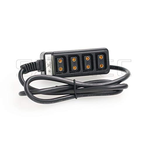 SZRMCC Hirose 4 Pin 12V Power Out to 4 D tap Splitter P tap Splitter Cable for Sony F5 F55 FS7 Camera (6''inch)
