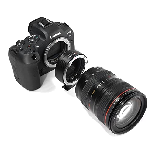 7artisans EF-EOS R Lens Adapter Auto-Focus Lens Speedbooster Converter Ring Compatible for Canon EF/EF-R Lens and Canon EOS R-Mount Camera for Canon EOS R, RP, R3, R5, R6, R7, R10
