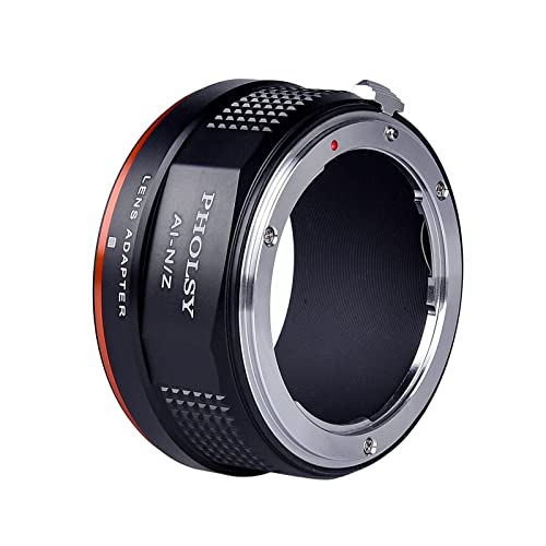 PHOLSY FTZ Lens Mount Adapter Manual Focus: Compatible with Nikon F Lens to Nikon Z Camera Body Nikon F to Nikon Z