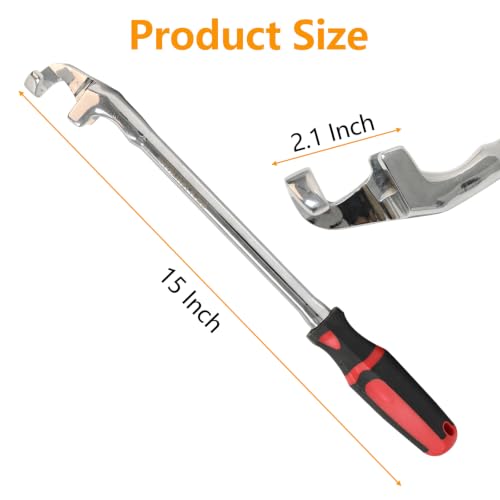Handyslicer 15-inch wrench extender tool bar with handle for extending most wrenches