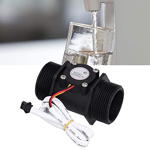 Water Flow Sensor DN40 Hall Flow Meter DC 3-24V Liquid Water Flow Sensor Switch for Water Machines