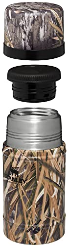 Stanley Classic Legendary Large Food Jar 24 oz | Vacuum Insulated Food Container | Wide Mouth Screw On Lid | Packable for Travel | Stainless Steel with Leakproof Lid | BPA-Free | Habitat