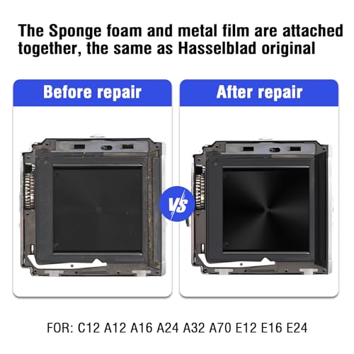 eTone 3Sets Pre-Cut Light Seal Foam Sponge Trap Kit Back Repair Replacement kit for Hasselblad A12 A16