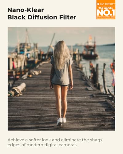 K&F CONCEPT 46mm Black Diffusion 1/8 Filter