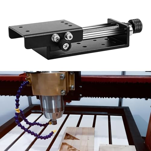 Z Axis Adjuster Z Axis Lift Focus Control Engraving Machine Z Axis Linear Rail Module Versatile Metal Adjustable Focusing Fixed Mounting Bracket