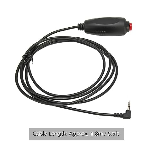 Nurse Call Button Cable, 3.5mm Waterproof Universal Call Cable, Replacement for Nurse Station, Push Button Cable for Caregivers, Patients, Elderly, Sick People