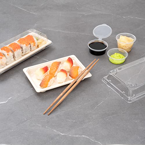Restaurantware Bamboo Carbonized Contour Chopsticks, 9.5 In, 100 Pack