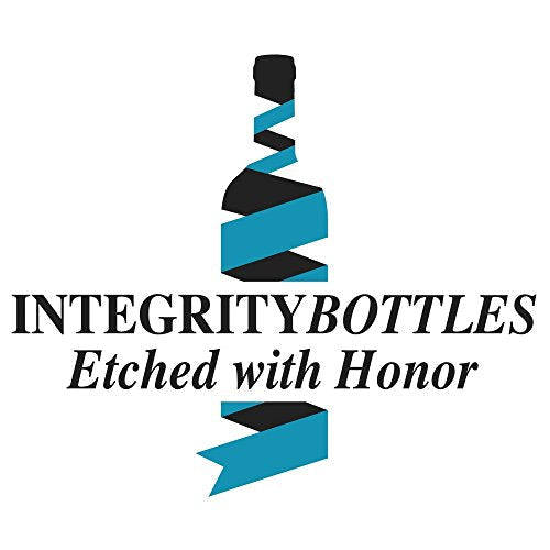 Integrity Bottles Set of 2 Premium American Flag Whiskey Glasses, Hand Etched Old Glory 10oz Rocks Glasses, Made in USA, Highball Gifts, Sand Carved