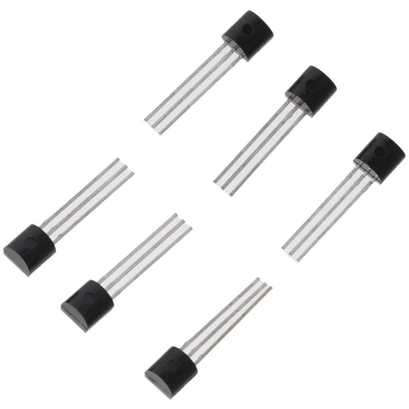 [Australia - AusPower] - DS18B20 10pcs Black Durable 18B20 TO-92 3 Pins Wire Integrated Circuit Temperature IC Sensor Industrial 