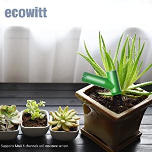 [Australia - AusPower] - ECOWITT WH0291 Soil Moisture Tester Plant Soil Moisture Sensor Meter with Digital LCD Display WH0291B 