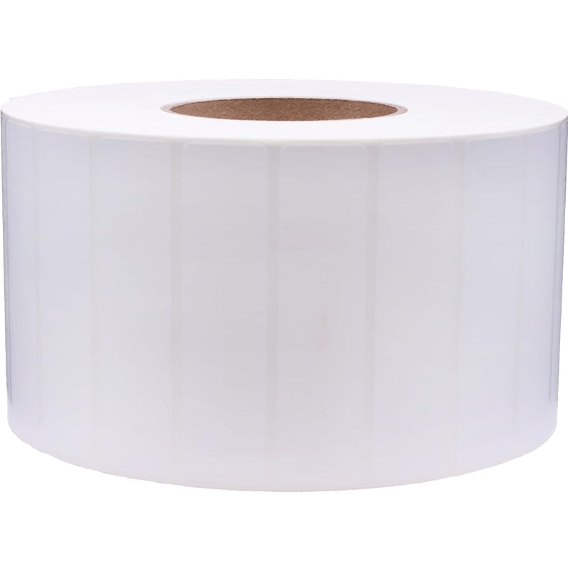 4 x 1 Thermal Transfer Perforated White Labels, 3″ Inch Core, 5500 Count - Label Paper for Thermal Printer Labels, Permanent Adhesive, Suitable for Various Industries