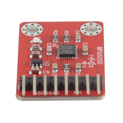 MPU6050 6-Axis Gyroscope Accelerometer Module with 16 Bit AD Converter Digital Motion Processor DMP IIC Interface