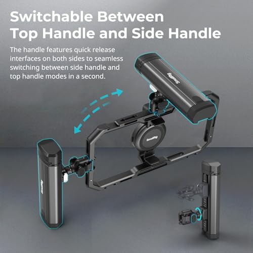 SmallRig Rotatable Bilateral Quick Release Side/Top Handle for SmallRig HawkLock Quick Release Ecosystem for Smartphones 4842 Function: Quick Release