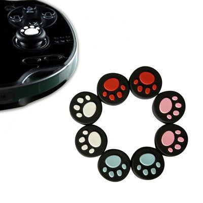 [Australia - AusPower] - Silicone Joystick Caps Thumb Stick Analog Grip Cover Case Cap for PS Vita PSV 2000 PSV 1000 Controller (Red) 