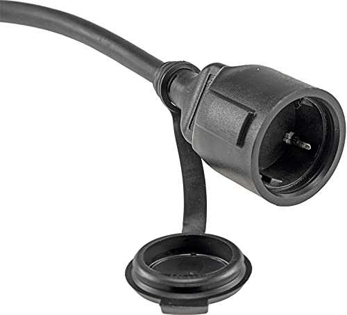 ChiliTec CEE Cable Adapter Plug to Earthing Contact Coupling 1.5 m | IP44, H07RN-F 3G2.5, 230 V 3-pin, for camping, boat, caravan, caravan CEE to earthing contact coupling 1.5 m