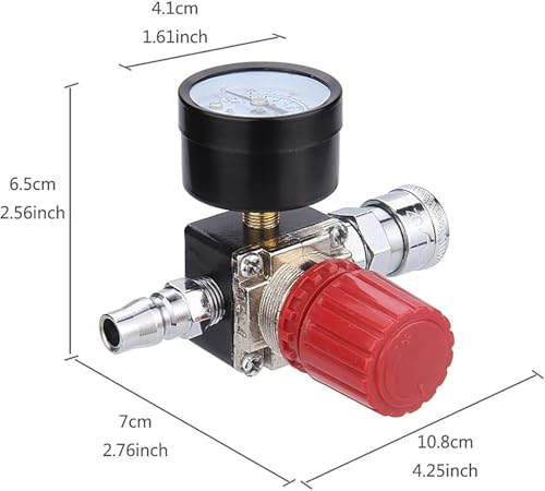 140PSI Air Compressor Pressure Switch Control Valve Manifold Regulator Gauge 1/4 Set