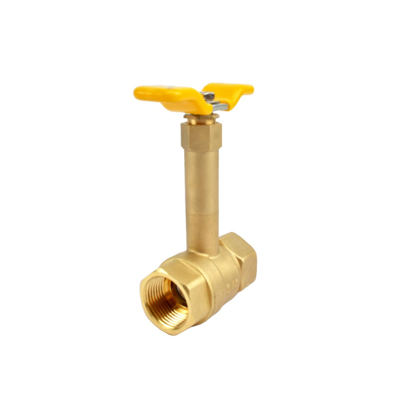 Brass Long Bonnet Ball Valve, Lead-Free, NPT Thread Connection (3/4-Inch) 0.75 Inch