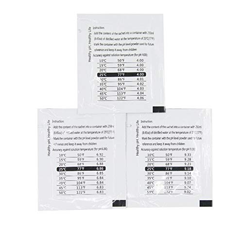 [Australia - AusPower] - DuvinDD 18 Pack pH Meter Buffer Solution Powder 6.86/4.00/9.18, pH Calibration Solution Packets for Precise PH Meter 