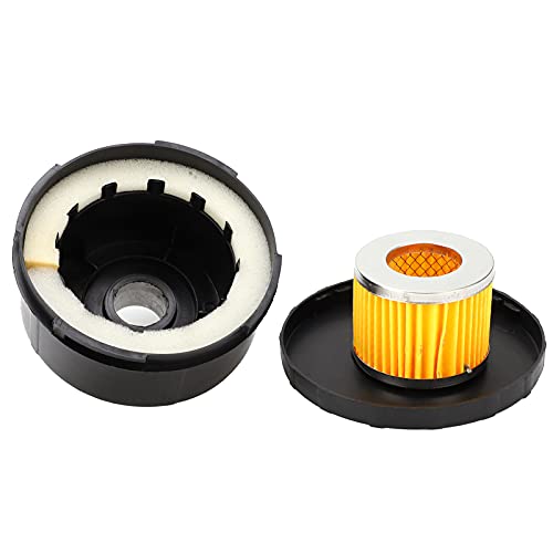 [Australia - AusPower] - 3/4 25mm Air Compressor Silencer, Plastic Shell Round Muffler Filter Intake Dia 80mm 