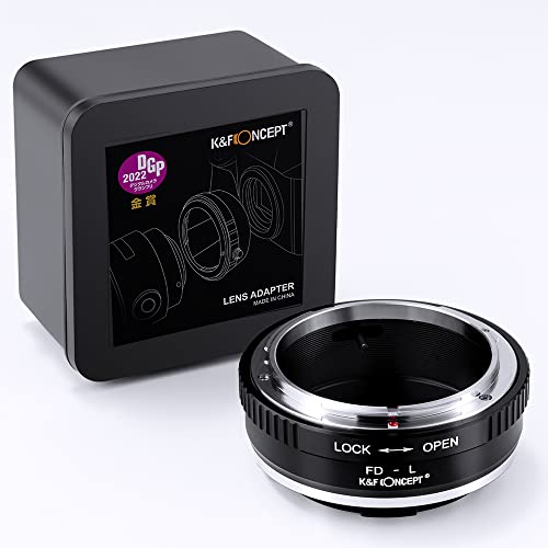 K&F Concept Lens Mount Adapter FD-L Manual Focus Compatible with Canon FD & FL 35mm Lens to L Mount Camera Body