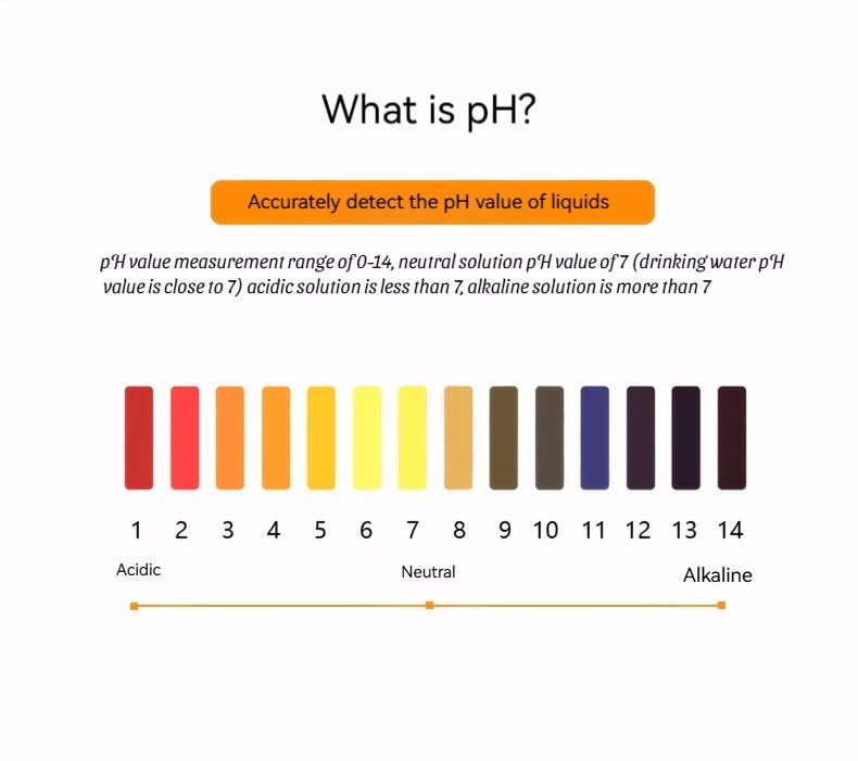 [Australia - AusPower] - pH Meter for Water Hydroponics Digital pH Tester Pen 0.01 High Accuracy Pocket Size with 0-14 pH Measurement Range for Household Drinking, Pool and Aquarium（Yellow） 