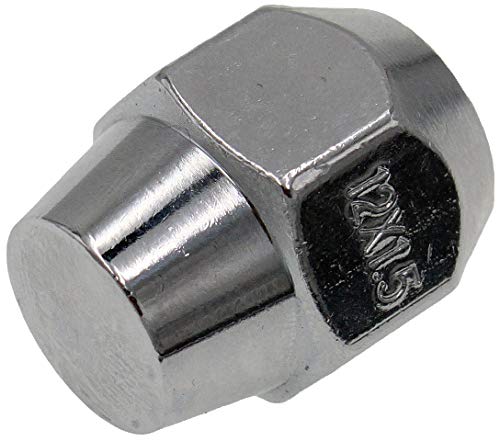 Dorman 611-141 acorn wheel lug nuts, M12-1.50 thread, 21 mm hex, 26 mm length, 10-pack