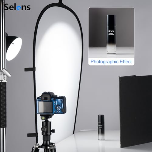 Selens 23.6x35.4in/60x90cm Oval Light Reflector Diffuser 23x35inch/60x90cm with carrying bag