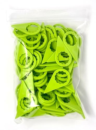 22mm (7/8") Lug Nut Indicators, Green, 100-Pack, Made in USA 100 Pack