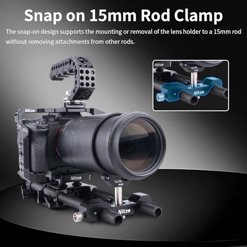 Nitze 15mm Universal Lens Support with Rolling Y-Bracket - N04B