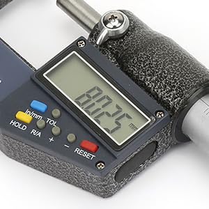 [Australia - AusPower] - 0 25mm Digital Micrometer, 0.001mm Resolution, Display Modes, LCD Screen, Tolerance Testing, for Professionals and DIY Enthusiasts 