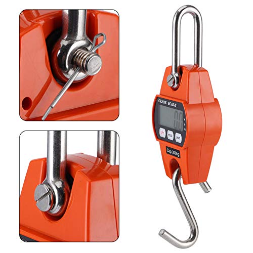 Hanging Scales 300kg Durable Scales Easy to Use Digital Scales for Farm Hunting