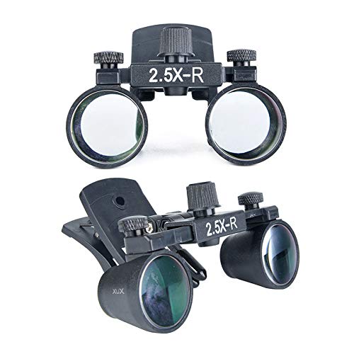 [Australia - AusPower] - 2.5X Binocular Loupes DY-109 Clip-on Type Magnifier Optical Glass 