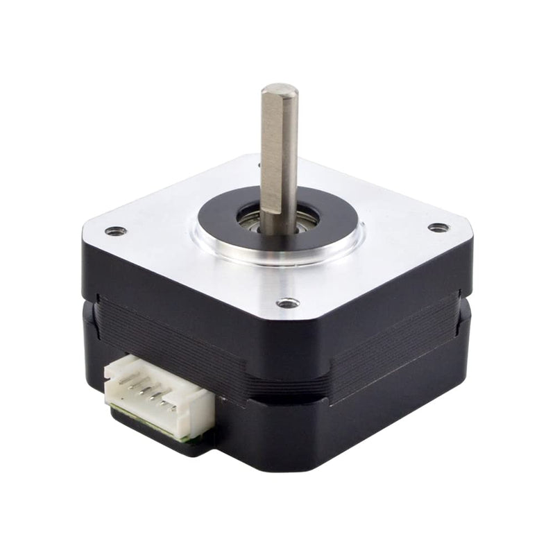 STEPPERONLINE Nema 17 Pancake Stepper Motor 1A 17Ncm Bipolar 1.8 Degree 4-Lead 23mm Body Length for 3D Printer CNC Extruder 42*23