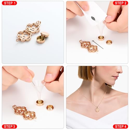 Pet Cremation Jewelry For Ashes For Dog/Cat Paw Stainless Steel Memorial Locket Urn Necklace Inside Mini Case Keepsake Cremation Jewelry Women Men Rose Gold