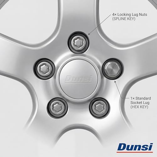 DUNSIHUI wheel lock lug nuts M12 x 1.5 for Toyota and Lexus vehicles, 00276-00900 replacement set