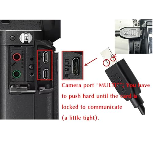Suitable for jjc cable brand handle remote control to control the connection cable Remote control/tripod handle (jjc GP-vpr1,sr-f2,jjc vpr1)mini 10pin usb to Multi usb for sony shutter cable